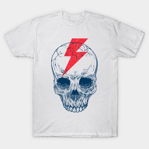 Skull Bolt T-Shirt by rcaldwell